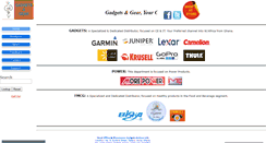 Desktop Screenshot of gadgetsandgear.net